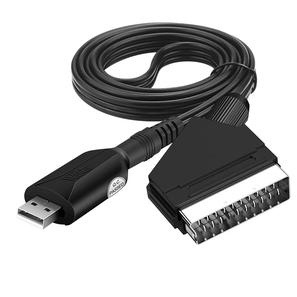 SCART to USB2.0  ĸó ī USB 2.0 SCART   ĸó ī, Easy Cap DVD DVR VHS   ī TV 
